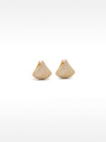 Pendientes De Circonitas dorado