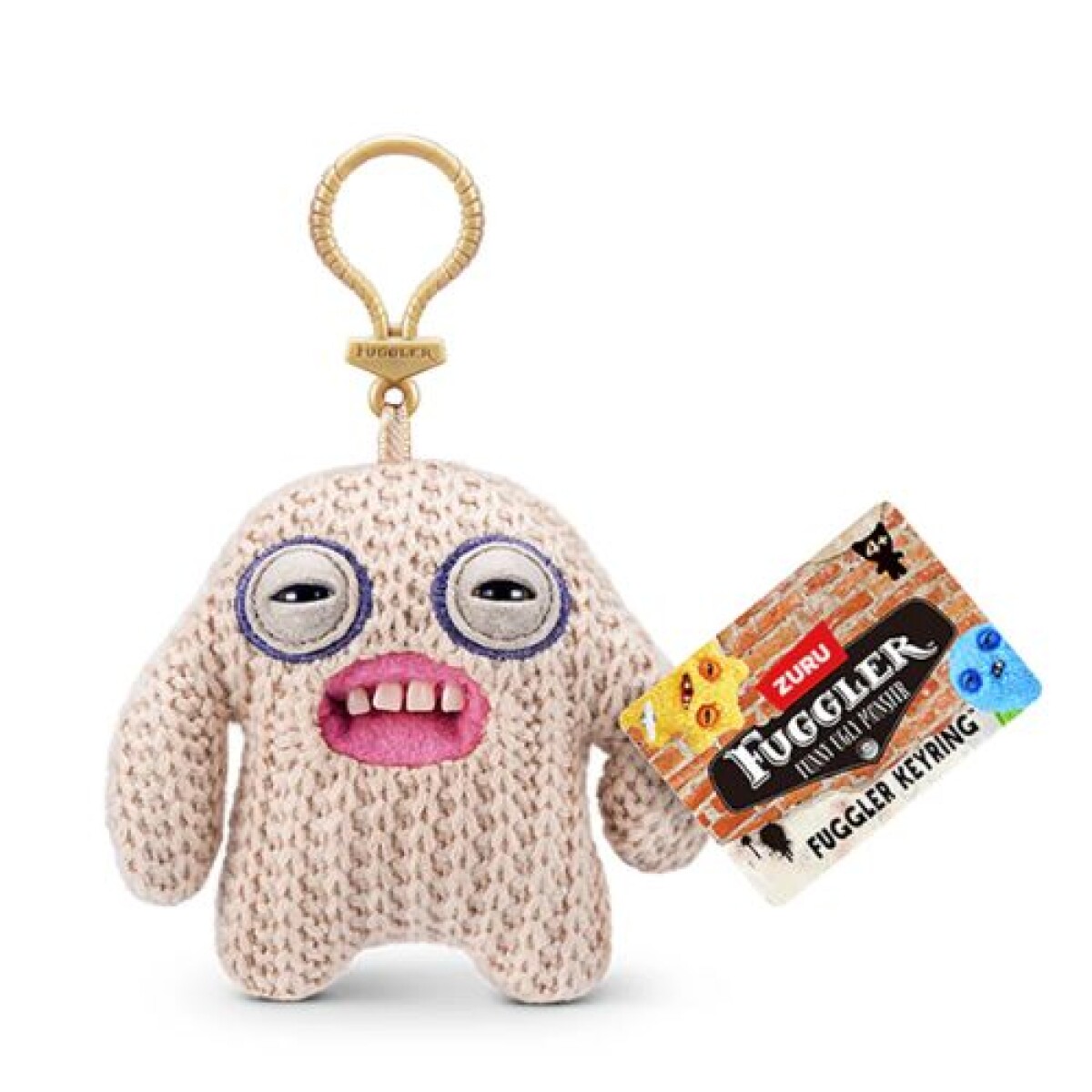 Fuggler Keyrings para colgar - Blanco 