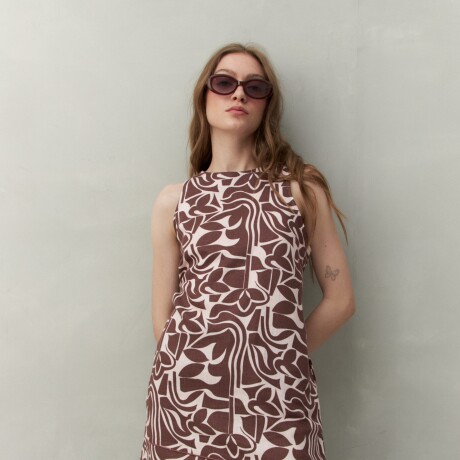 VESTIDO MARLON PRINT Rosa Bebé