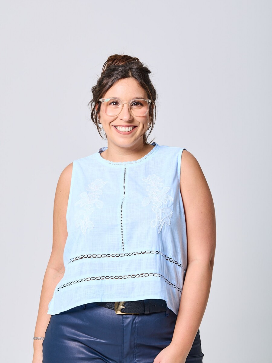 Blusa Atenea Celeste
