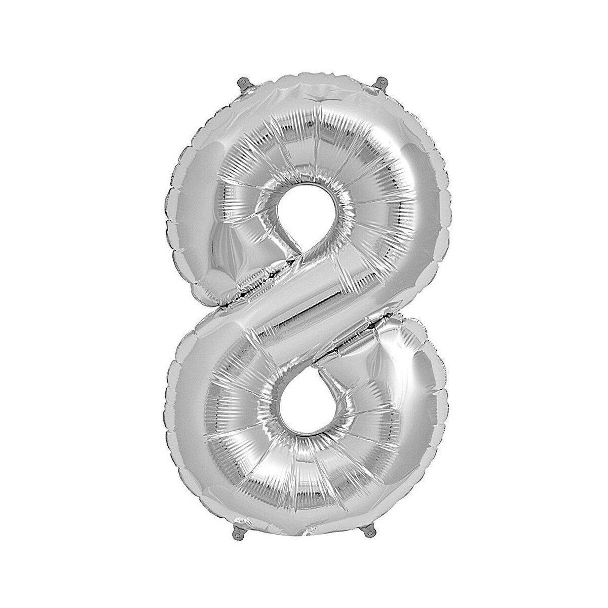 Globo Nº 8 Plata 75 cm 