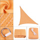 Lona vela triangular en malla sombra 3,6 mts BEIGE