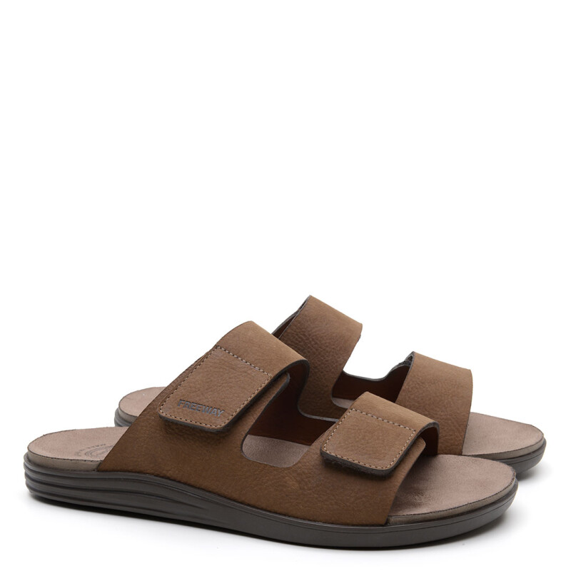 Sandalias de Hombre Freeway Canastra 14 Marrón Claro
