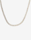 Collares Cortos Metal Collar Corto Metal Mesh. - Plateado Rodio