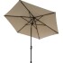 Sombrilla De Jardín Premium 2.70 Mts Articulada Beige Sombrilla De Jardín Premium 2.70 Mts Articulada Beige