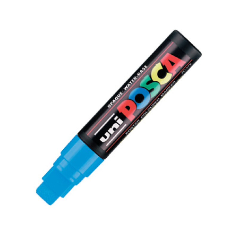 MARCADOR UNI POSCA 15 MM CELESTE N/A