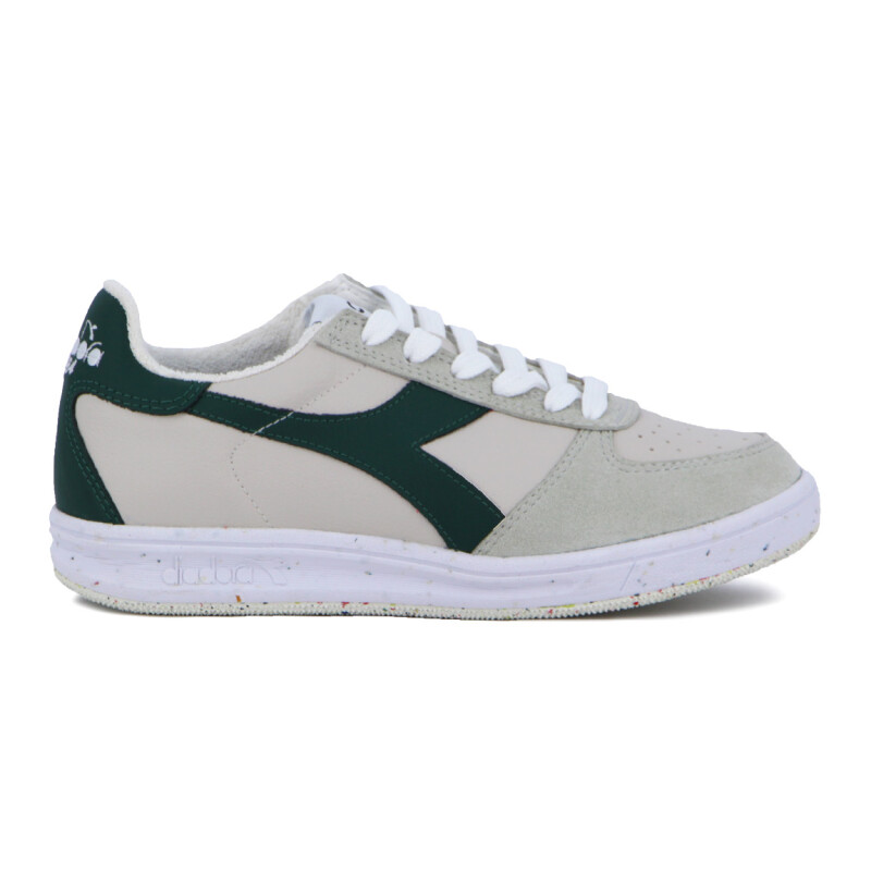 Championes Casuales Diadora B.elite Acbc Unisex Blanco-Verde