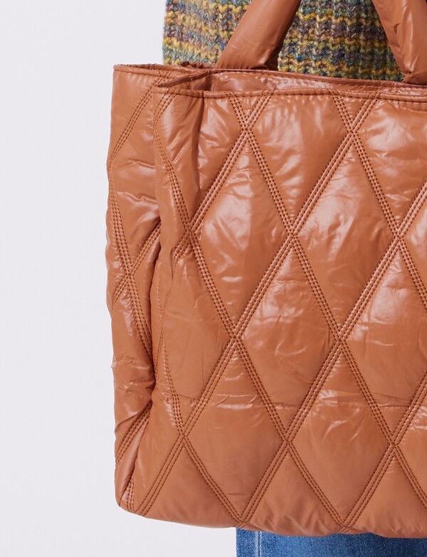 Cartera Capitoneada TERRACOTA