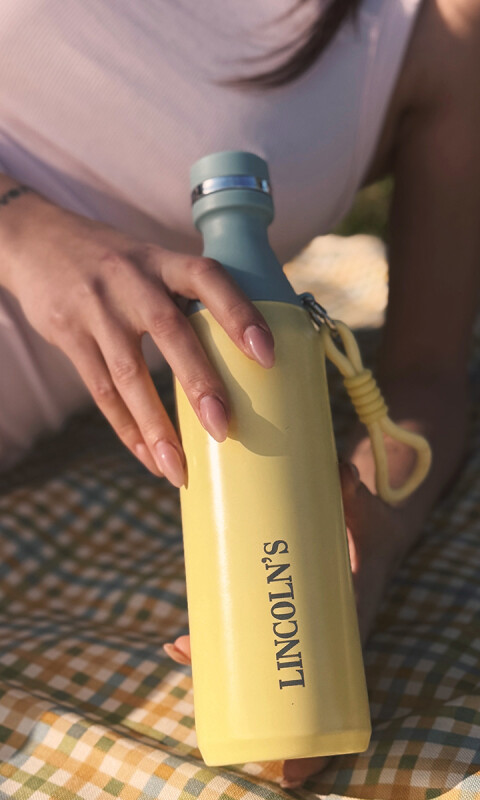 BOTELLA AQUAVIDA AMARILLO