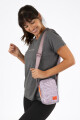 Pouch estampado negro Lilac