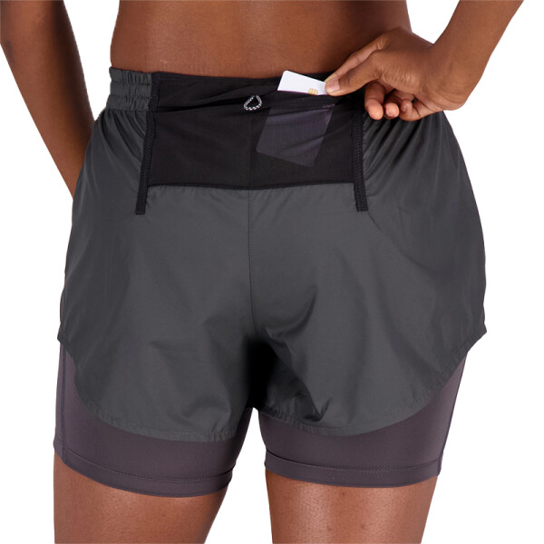 Short New Balance Impact Run Gris
