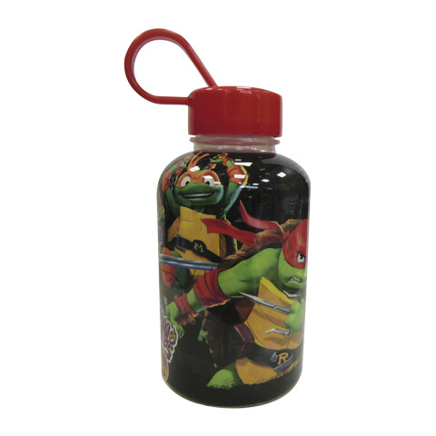 Botella Plástica Tortugas Ninjas 280ml con Agarre U