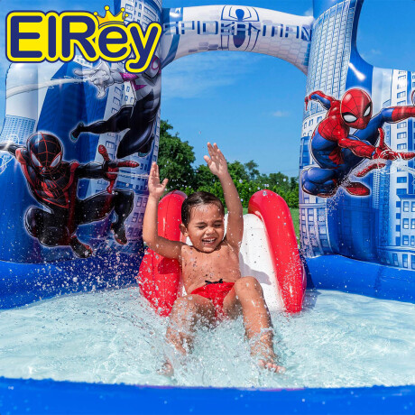 Centro De Juegos Piscina Spiderman Bestway Tobogán Bsw98793
