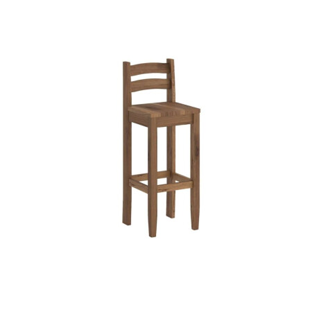 Desayunador 4 Bancos Cocina Comedor Madera Nogal Nogal
