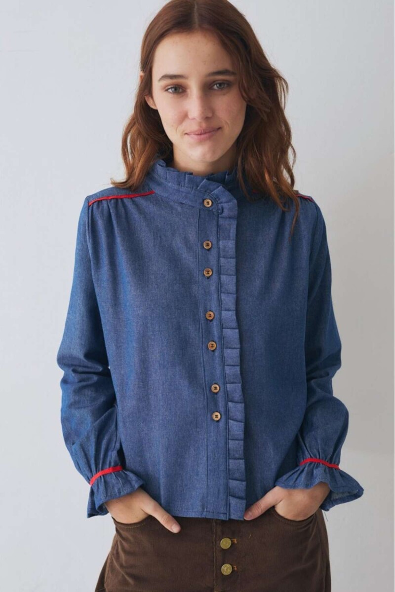Camisa Swim Jean - Azul 