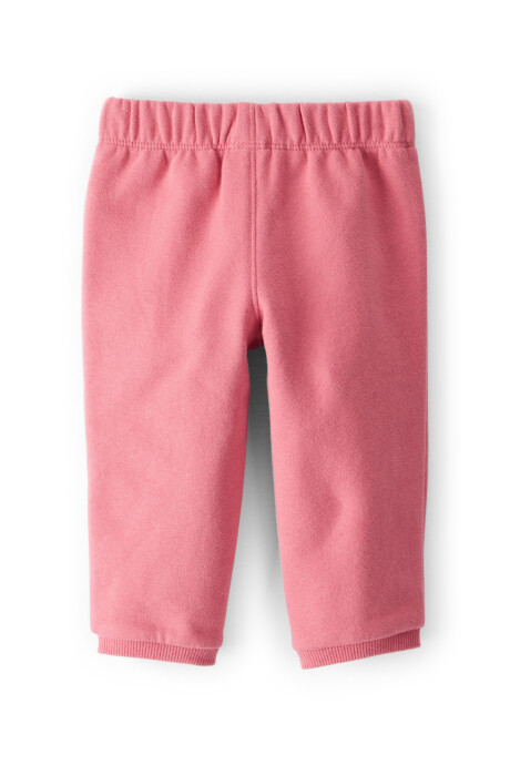 Pantalón deportivo de algodón, rosado Sin color