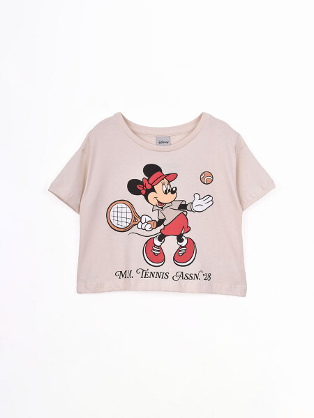 REMERA MINNIE TENNIS CRUDO