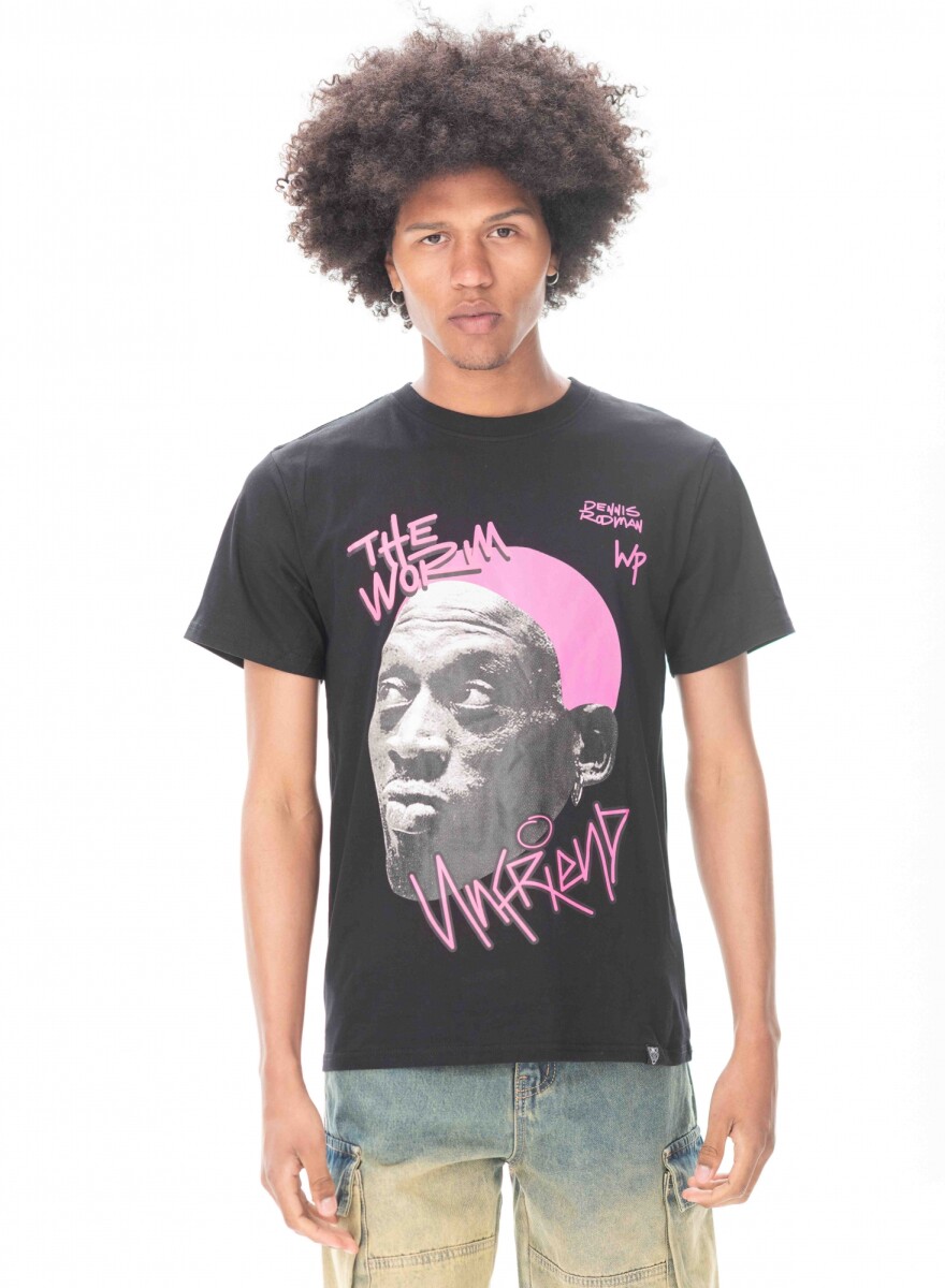 Remera Rodman - Negro 