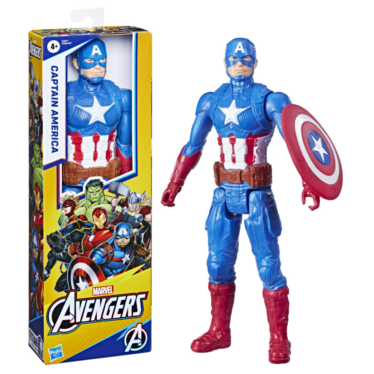 Figura Marvel Avengers Titan Hero Capitán América 30CM 