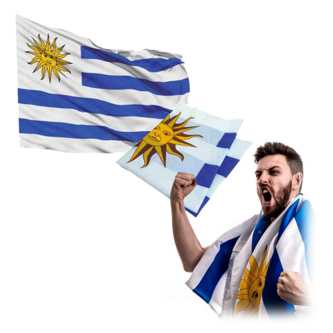 Bandera De Uruguay 90 X 150 Pabellón Nacional Futbol Viaje Bandera De Uruguay 90 X 150 Pabellón Nacional Futbol Viaje