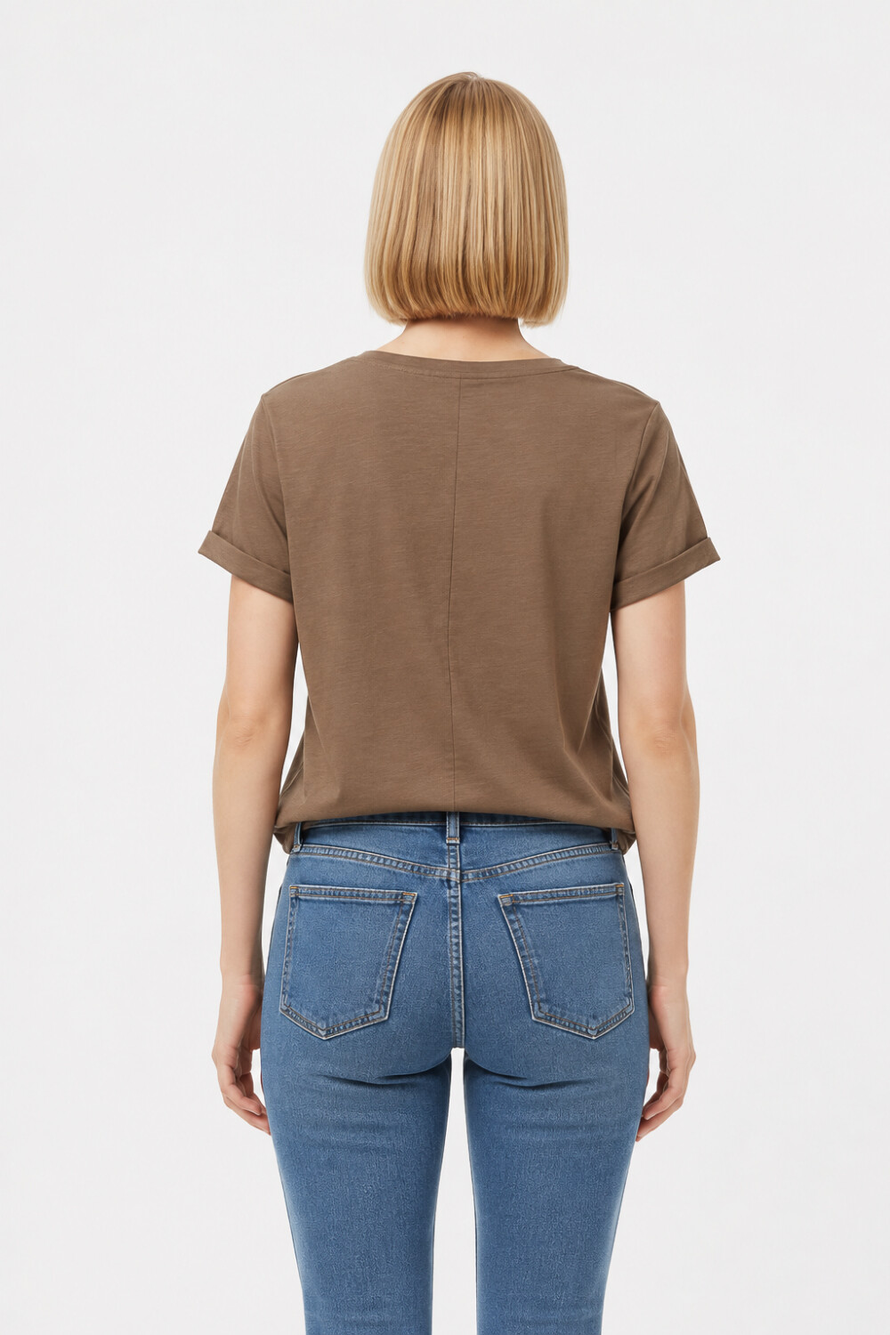 Remera Cordata Taupe / Mink / Vison