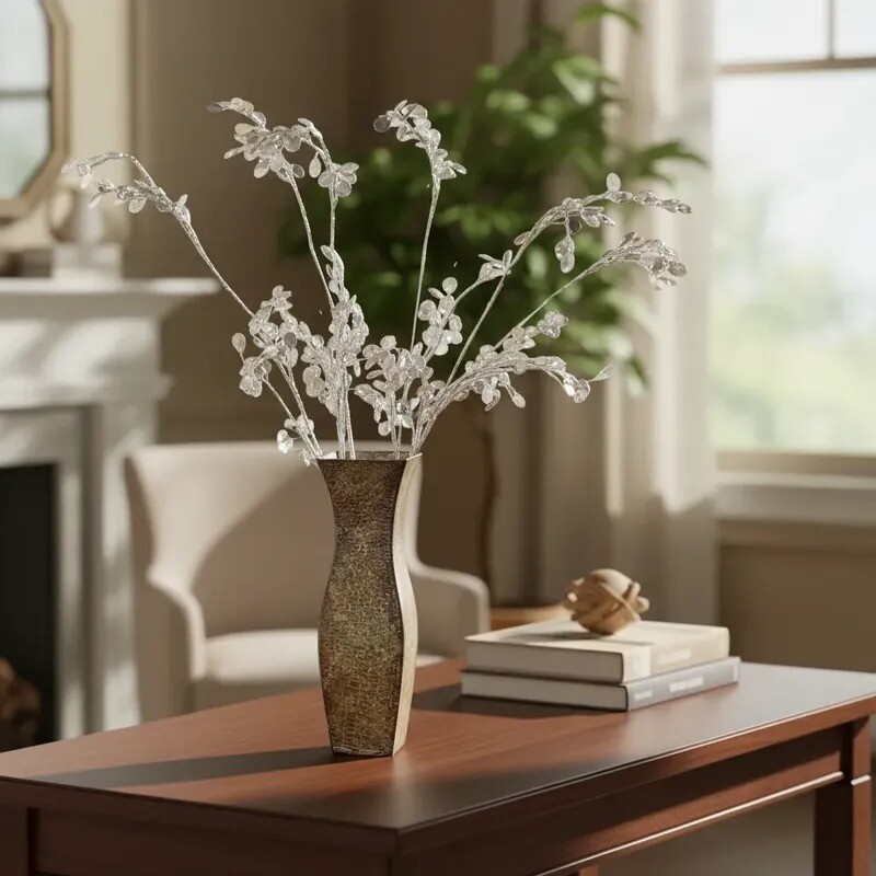 Vara con flores de simil cristal - PRODUCTO CON DETALLES - Vara con flores de simil cristal - PRODUCTO CON DETALLES -