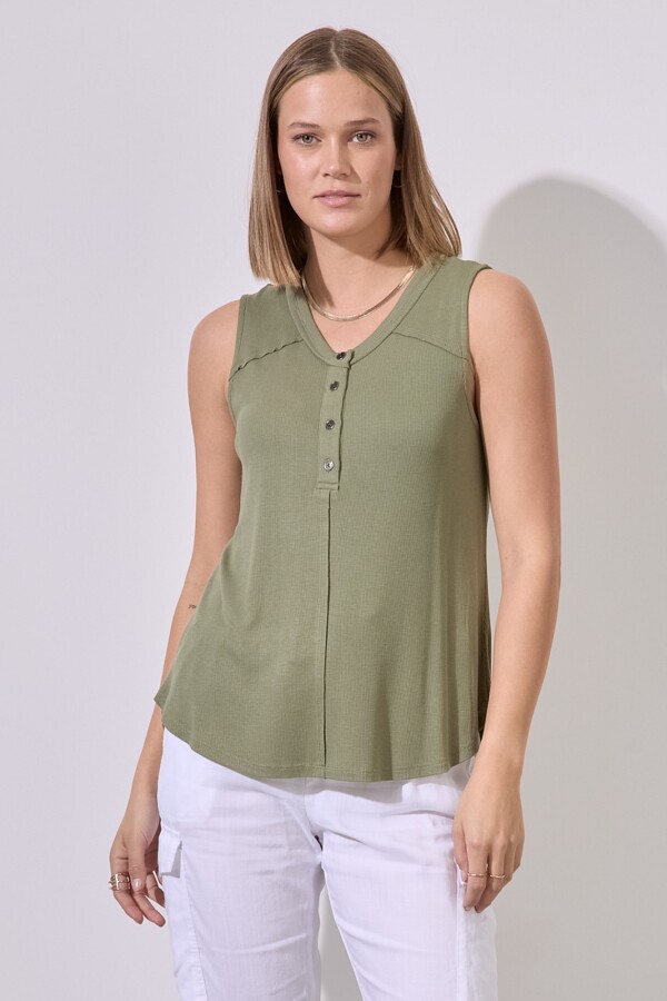 Musculosa Botones OLIVA