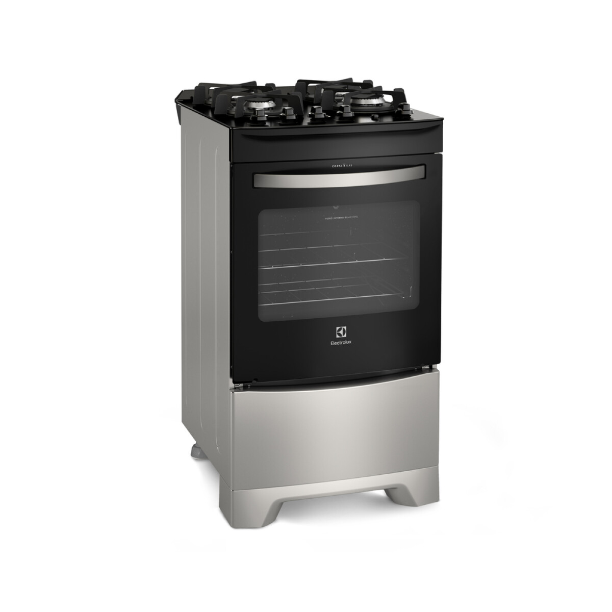 cocina Electrolux 4 hornallas mesa de vidrio 52LSV 