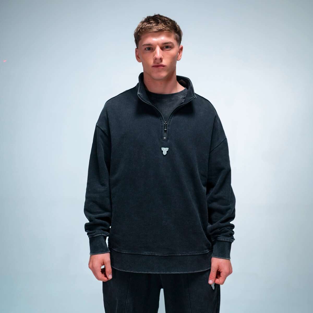 Campera Quarter de Hombre - Negro 