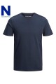 Camiseta Básica De Algodón Orgánico Navy Blazer