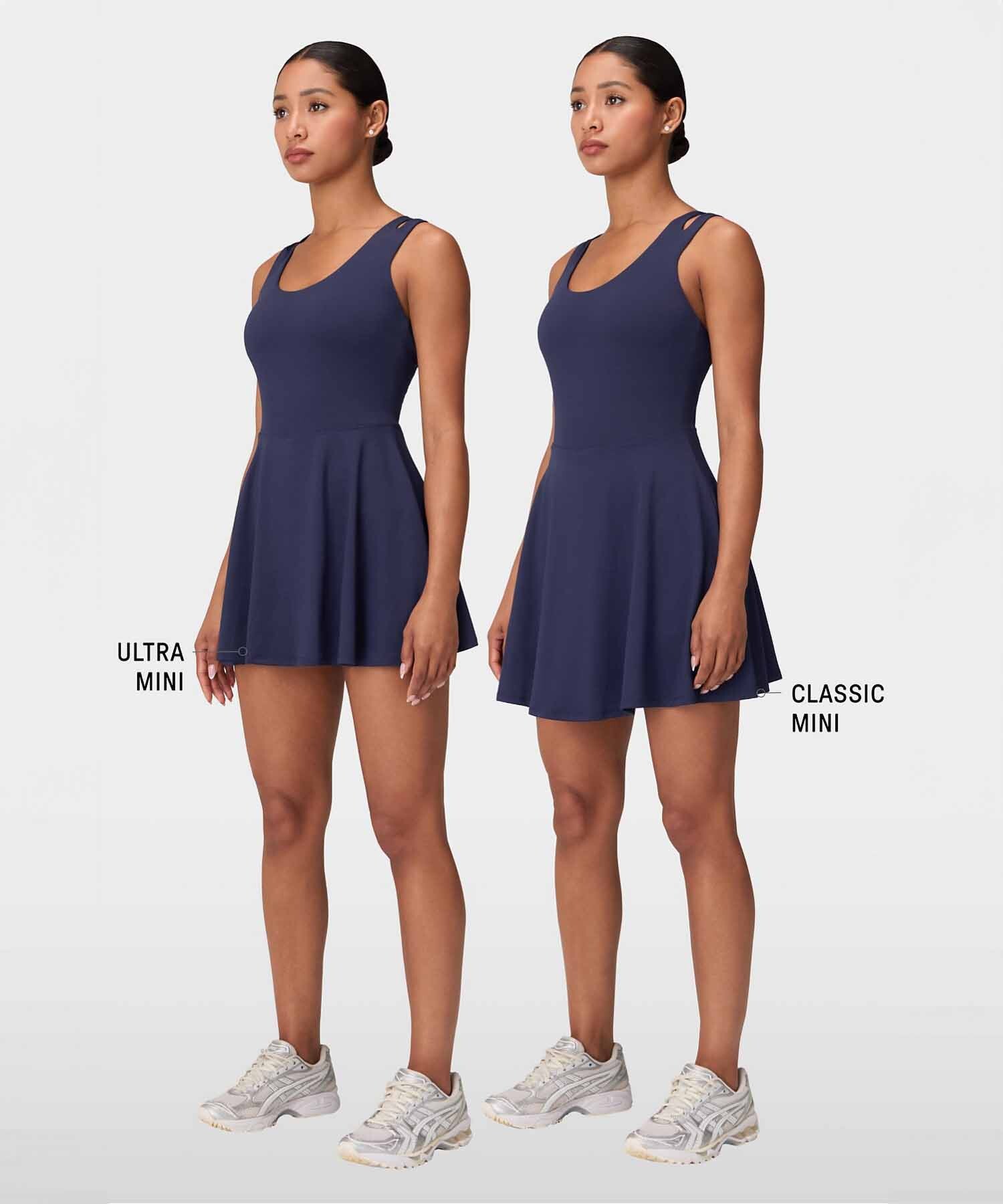 Vestido Boost Performance Dress Classic Mini Mujer Deep Navy