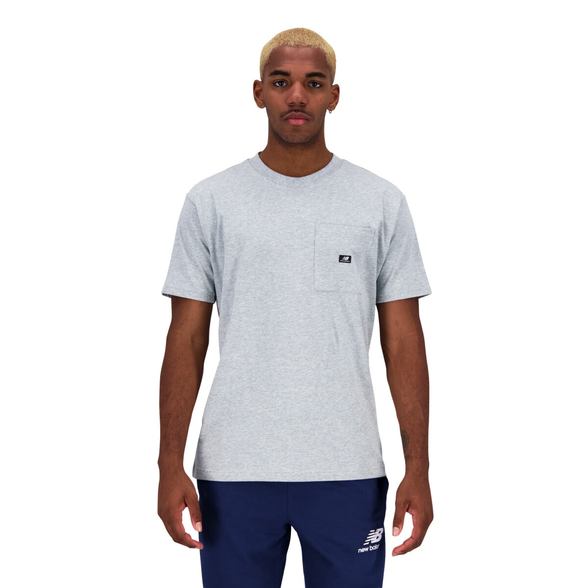 Remera New Balance de hombre - MT31542AG - GREY 