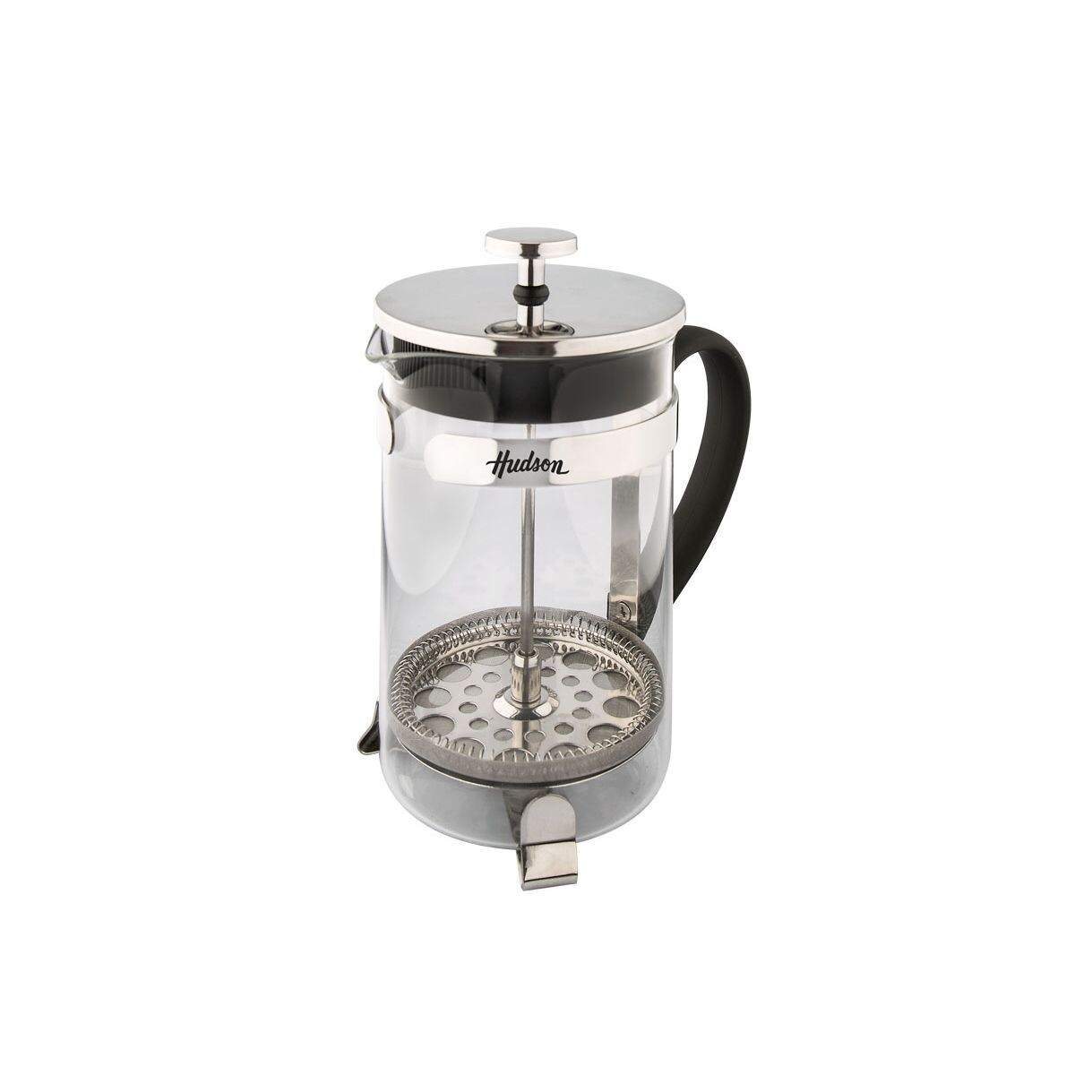 Cafetera francesa 800 ml acero inoxidable y vidrio templado 