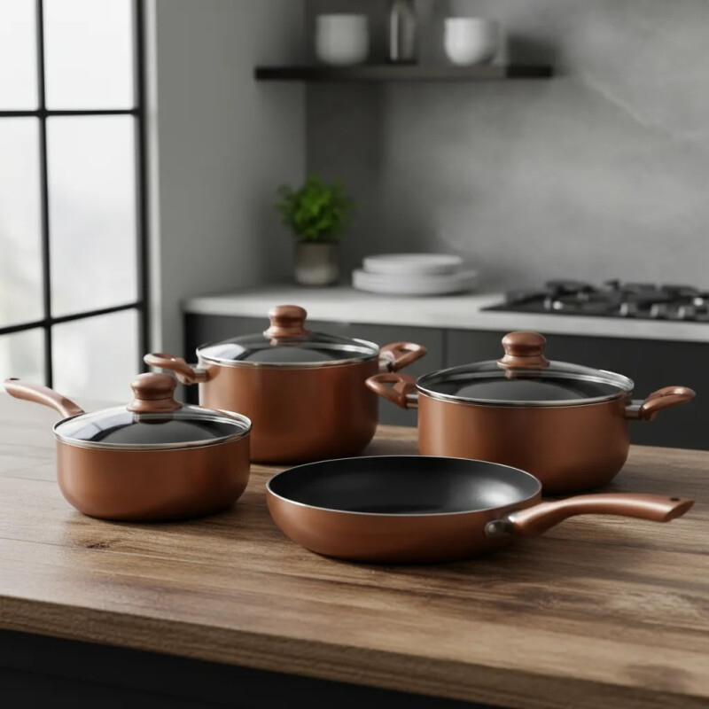 Batería de cocina Cuori Chef 7 pzas. Batería de cocina Cuori Chef 7 pzas.