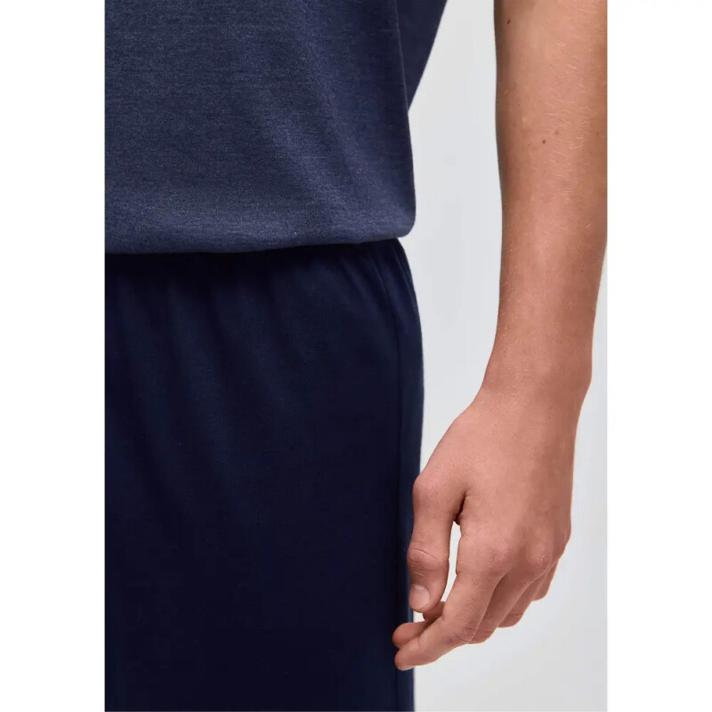 PIJAMA MM MASC AZUL MESCLA