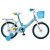 Bicicleta infantil Shengdi Rodado 16 Canasto Parrilla Hadas Celeste 1