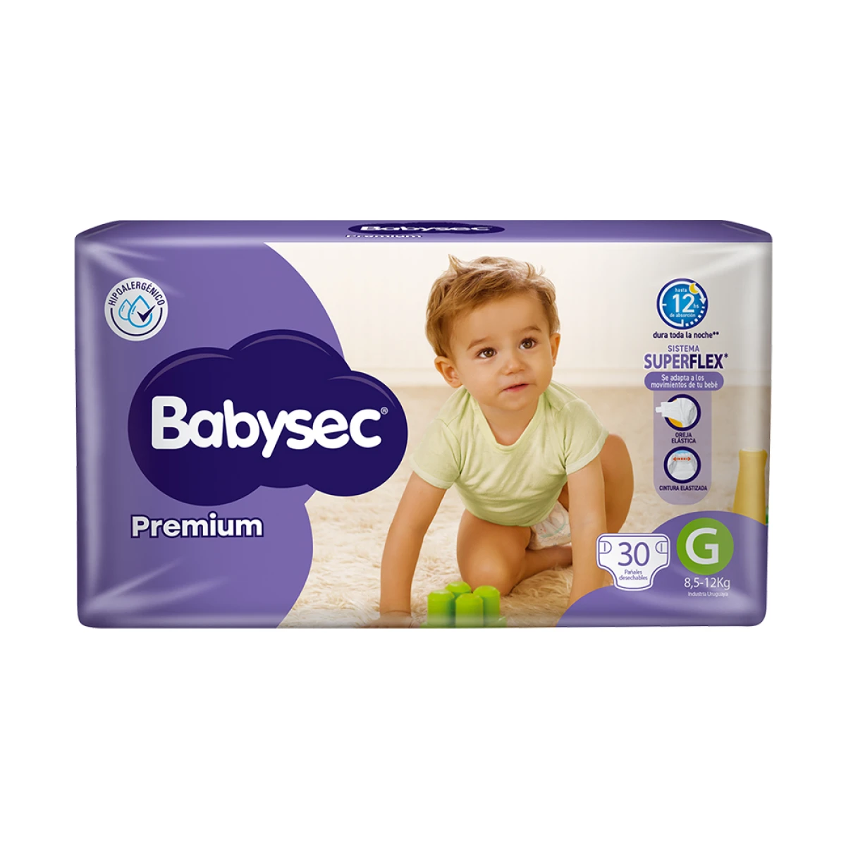 Pañales Babysec Premium G X 30 