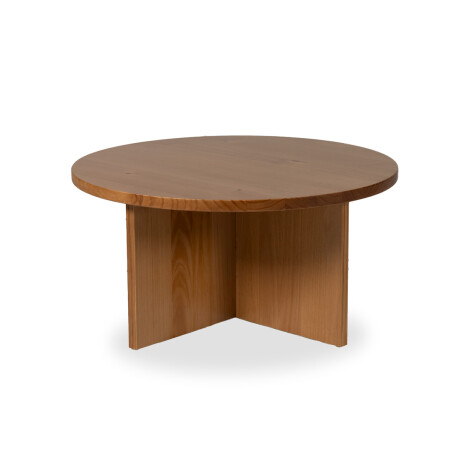 Mesa de Centro Arco - Redonda 0001 (Miel)