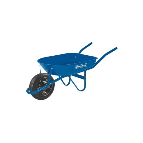 Carretilla Tramontina Metal Azul 55Lts. Rueda Inflable Carretilla Tramontina Metal Azul 55Lts. Rueda Inflable