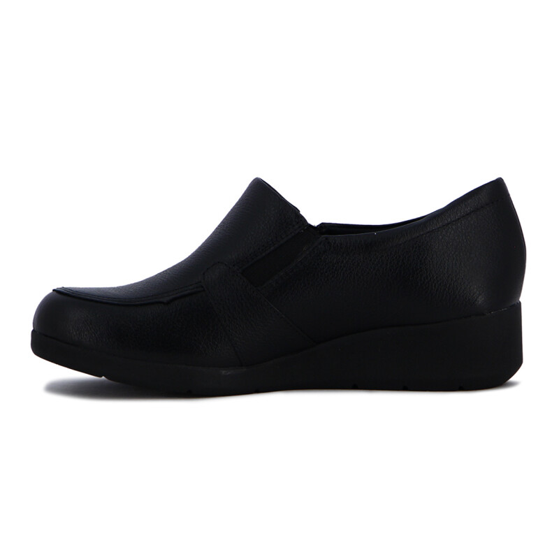 Zapato Mujer Comfortflex Con Cierre Negro