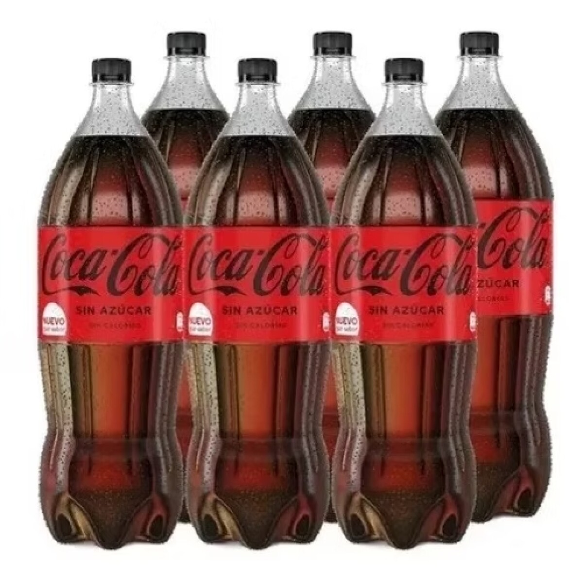 FUNDA X 6 UNIDADES COCA COLA 2.25LT SIN AZUCAR 