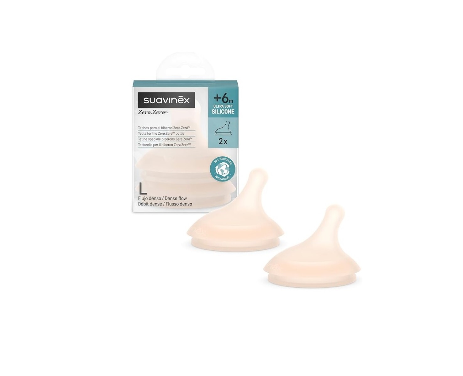 Set Tetina Zero Suavinex - Talle 6+ Flujo L 