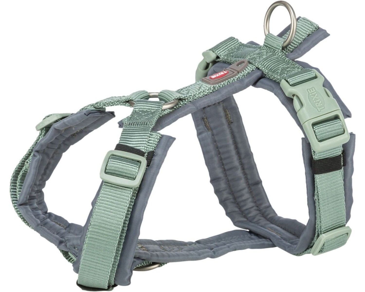 PREMIUM TREKKING HARNESS, L: 70–85 CM/25 MM, SAGE/GRAPHITE 