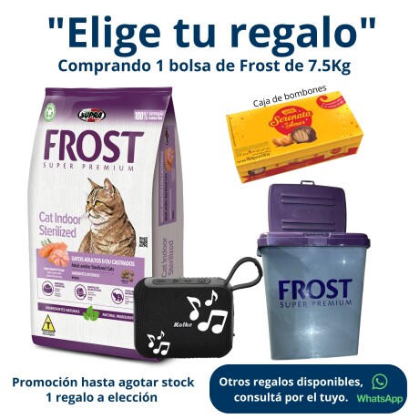 FROST CAT INDOOR 7.5 +1KG Frost Cat Indoor 7.5 +1kg