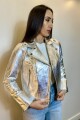 CHAQUETA ROCCO NAPA OVINA AVIADOR SILVER