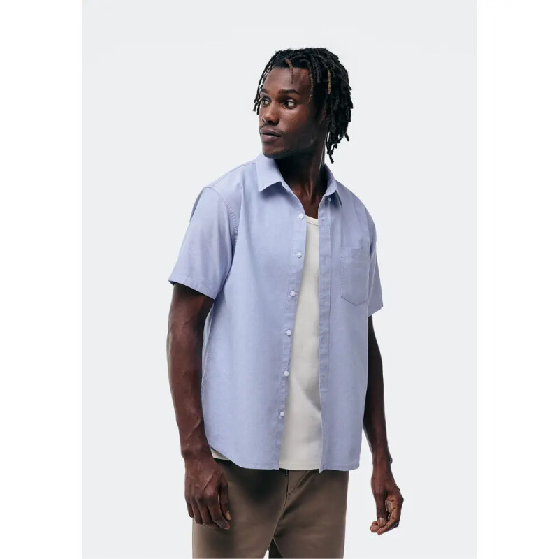 CAMISA MM MASC AZUL CLARO