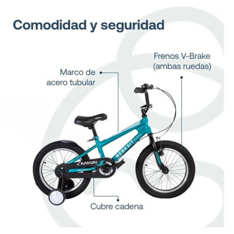 Bicicleta rodado 16 Canyon Bebesit - Verde Bicicleta rodado 16 Canyon Bebesit - Verde