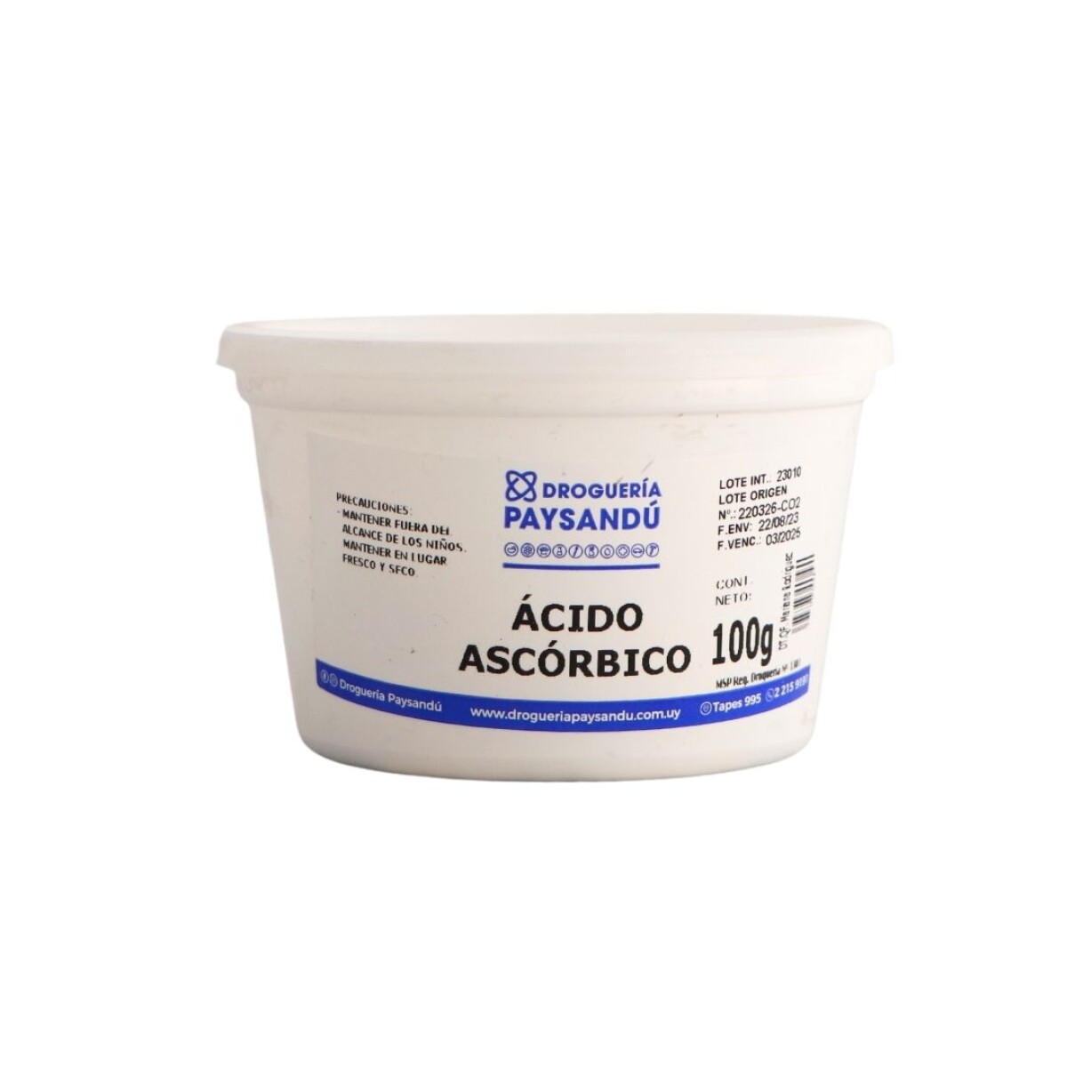 Ácido Ascórbico - 100 g 