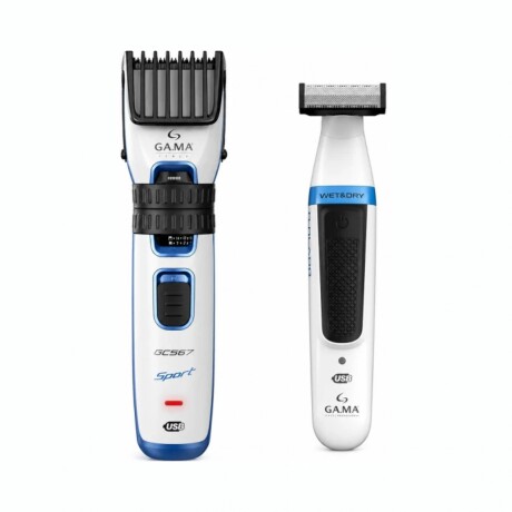 Combo GAMA Trimmer GT Blade + Clipper GC 567 Sport Wet And Dry Combo GAMA Trimmer GT Blade + Clipper GC 567 Sport Wet And Dry