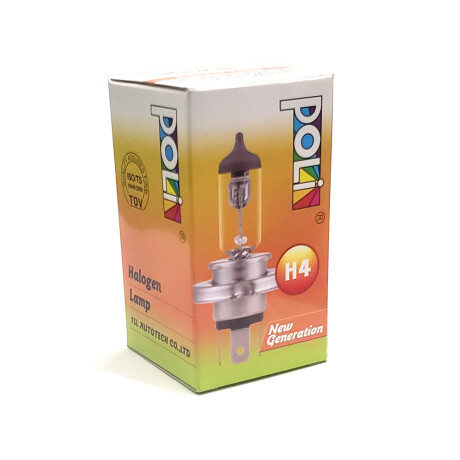 LAMPARA - HALOGENA 12V 100-80W H4 P43 AZUL POLY LAMPARA - HALOGENA 12V 100-80W H4 P43 AZUL POLY